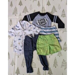 Boys 3T Clothing Outfits Lot 5PC – Carter's, Garanimals, Weatherproof, Circo